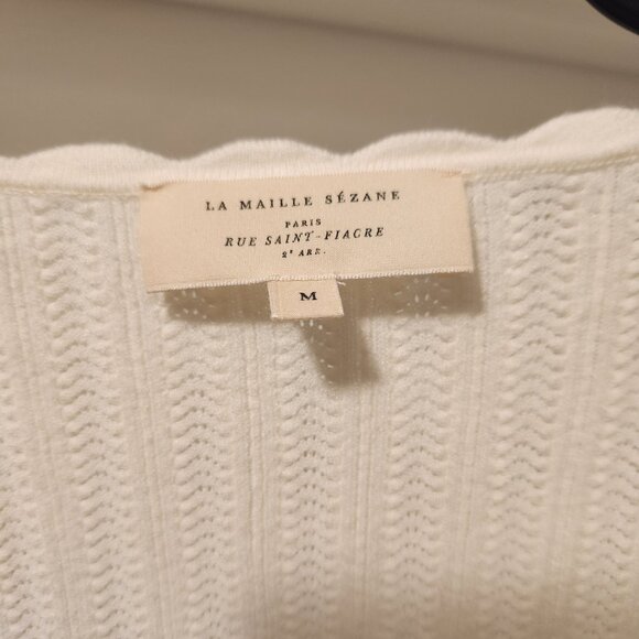 Sezane Anil Knit Top M - Picture 3 of 3